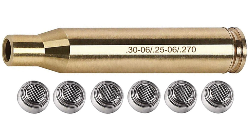 Kexuan .30-06/.25-06/270 Red Laser Bore Sight, Bronze, BSRL3006