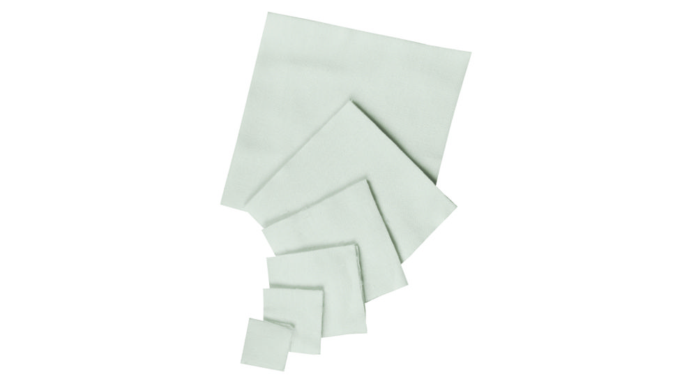 KleenBore Cotton Cleaning Patches, 500PK, 1-3/4in, .28-.35 Caliber, 1009288