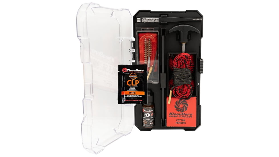 KleenBore Dual System Rod Rope Cleaning Kit, 556/9mm, Clear, KDS-556/9