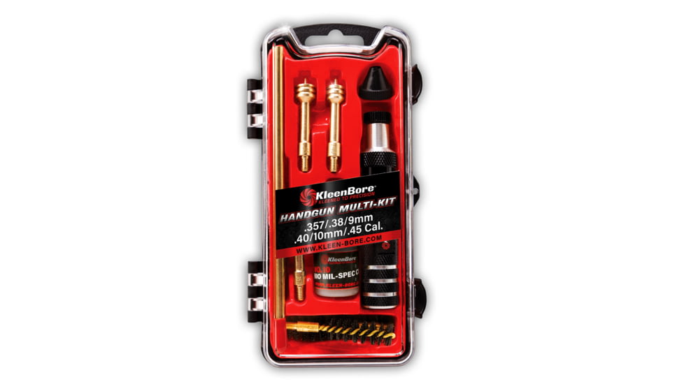KleenBore Multi-Pistol Cleaning Kit, .38/9/10mm/.40/.45 Caliber, 2020114