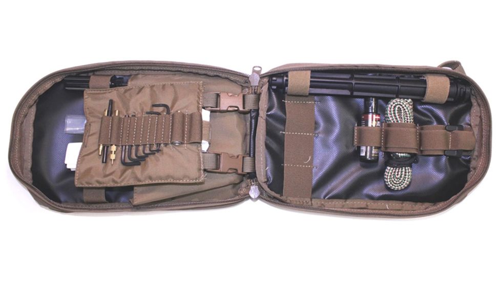 Knight's Armament Cleaning Kit, SR-25, with Field Repair Kit and Carbon Fiber Cleaning Rod, Black KM30547