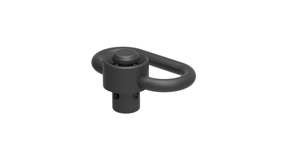 Knight's Armament Push Button QD Sling Swivel, 1-1/4in Heavy Duty, Black KM97079