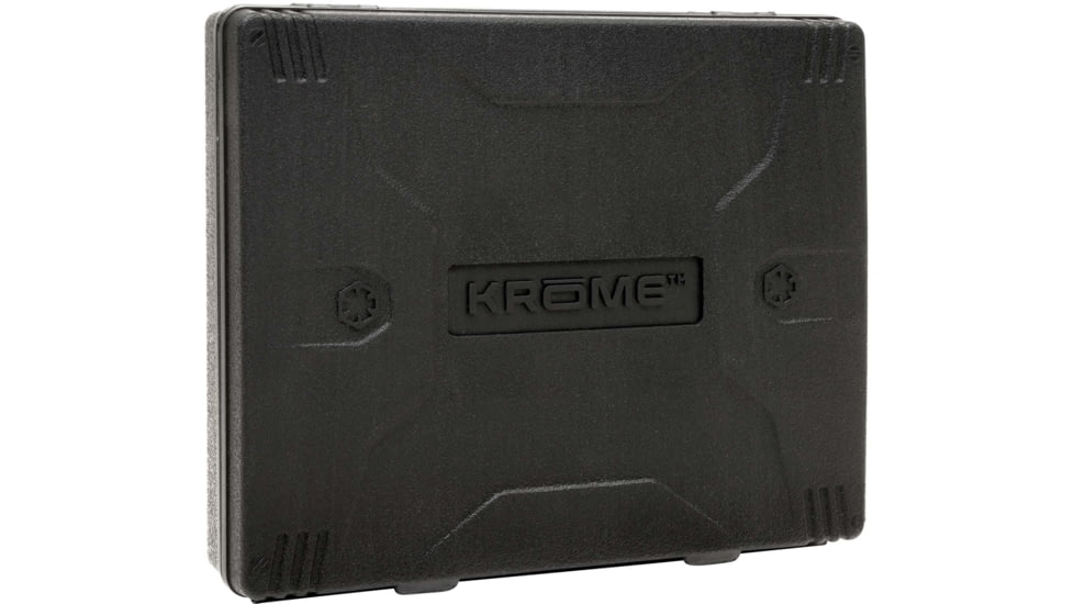Krome Compact Handgun Cleaning Kit, .22/.38/9mm/.357/.44/.45 Caliber, 14-Pieces, Black, 6.5 in x 7.75 in, 70607