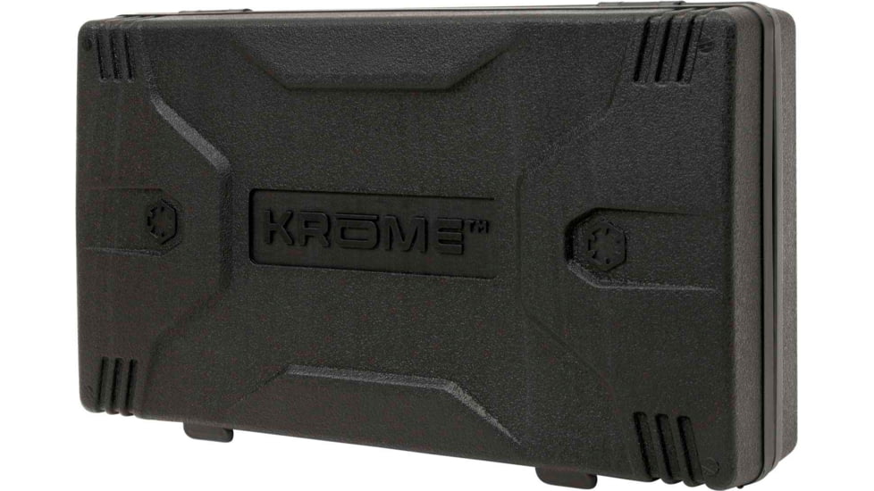 Krome Modern Sporting Rifle Cleaning Kit, .22/ .223/.30/.308 Caliber, 17-Pieces, Black, 5.5 in x 9.5 in, 70605