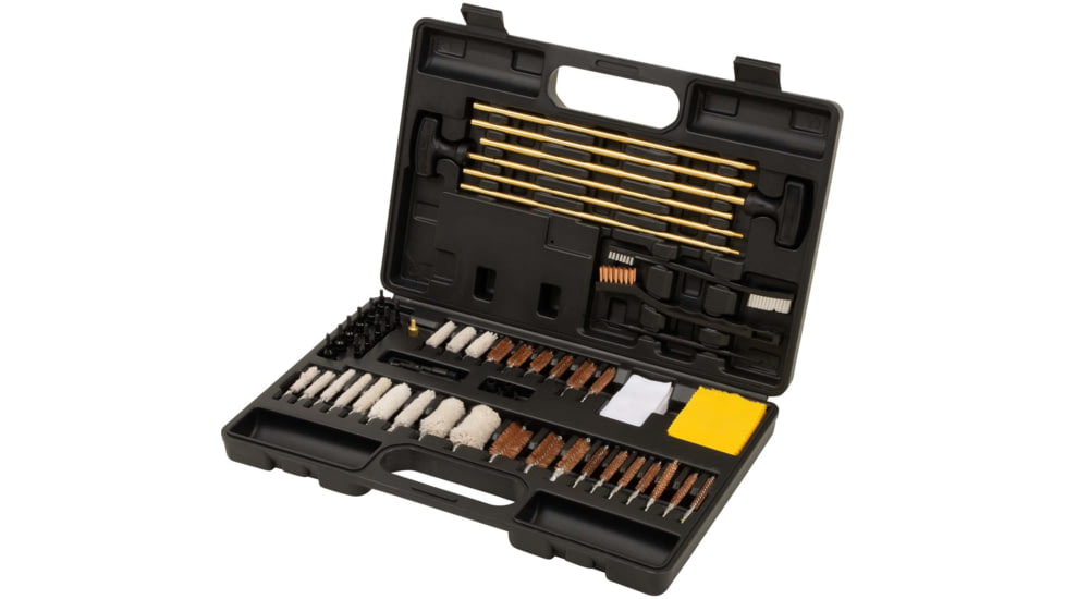 Krome Stronghold Universal Gun Cleaning Kit, 60-Pieces, Black, 10 in x 15 in, 70604