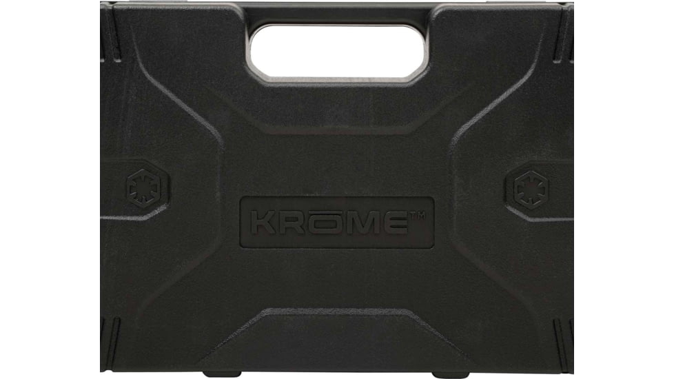 Krome Stronghold Universal Gun Cleaning Kit, 60-Pieces, Black, 10 in x 15 in, 70604