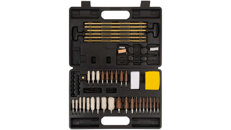 Krome Stronghold Universal Gun Cleaning Kit, 60-Pieces, Black, 10 in x 15 in, 70604
