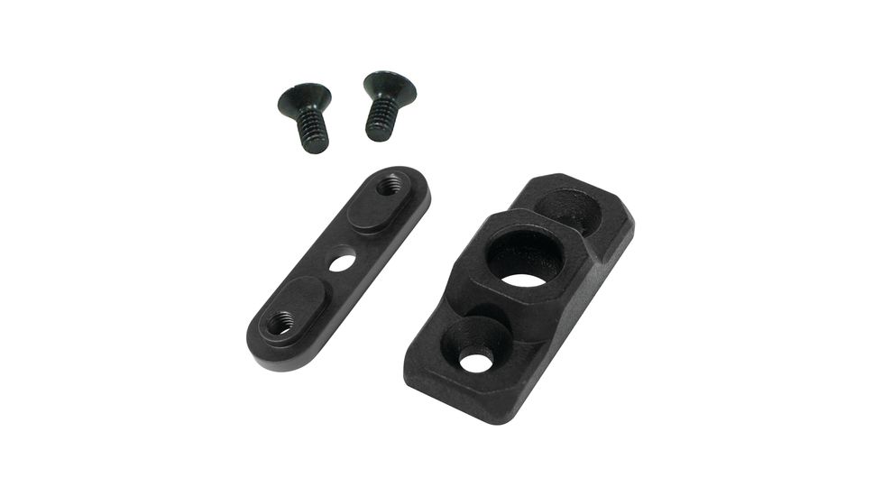 Lancer Quick Detach Sling Mount For Accessory Slot Round Handguard With Backing Hardware Black