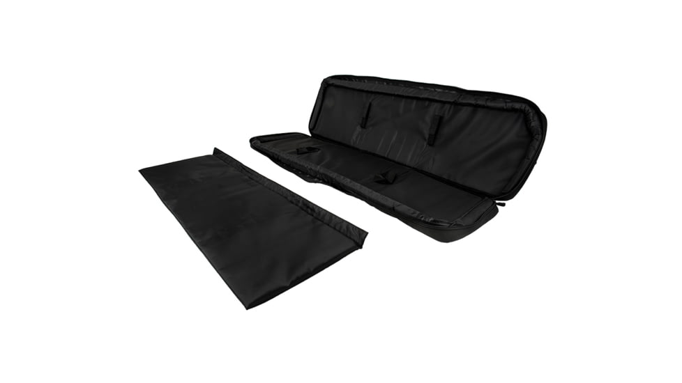 Lancer Tactical Nylon 3-Way Carry 43in Double Rifle Gun Bag, Black, CA-290BN