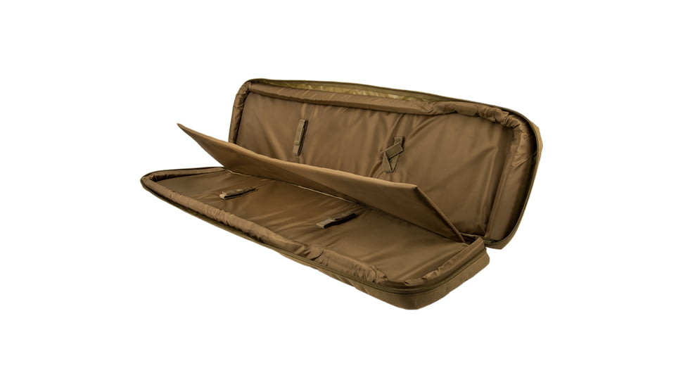 Lancer Tactical Nylon 3-Way Carry 43in Double Rifle Gun Bag, Khaki, CA-290KN