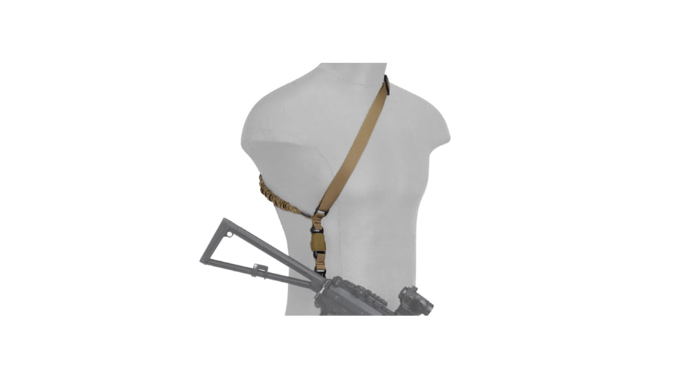 Lancer Tactical Quick Detach Single Point Sling, Tan, CA-326T
