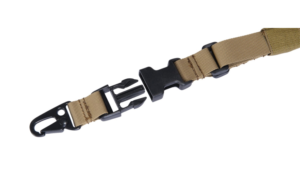 Lancer Tactical Quick Detach Single Point Sling, Tan, CA-326T