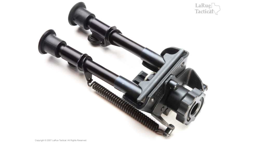 LaRue Tactical Harris BR-S 6-9in Bipod and LT706 QD Lever Mount, Black, 680-001-706-k