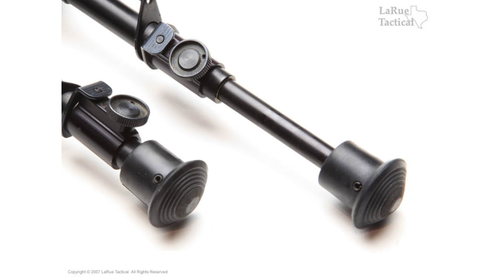 LaRue Tactical Harris BR-S 6-9in Bipod and LT706 QD Lever Mount, Black, 680-001-706-k