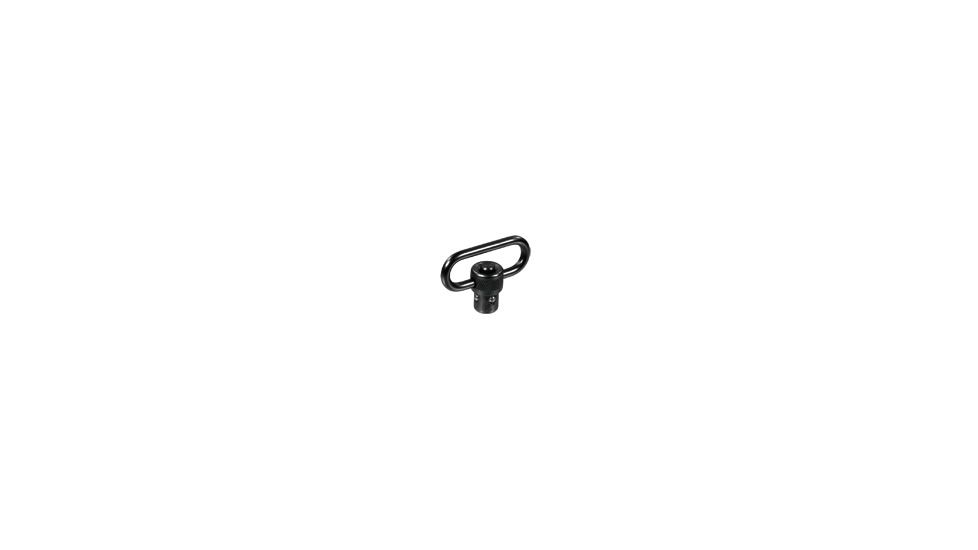 Leapers UTG Standard Duty Push Button QD Sling Swivel w/1.25in Loop TL-QDSW08B