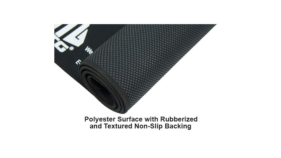 Leapers UTG 14.75x52in Universal Firearm Cleaning Mat,Black, _x000D_ PVC-CLMAT01