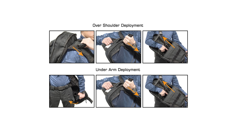Leapers UTG 34in Alpha Battle Carrier Sling Pack, Black, Large, PVC-PSP34BX