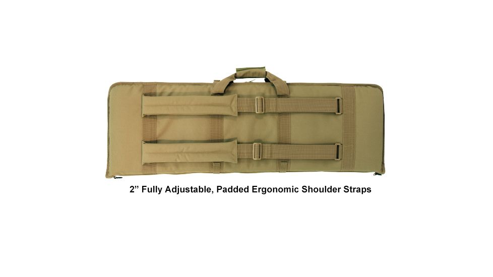 Leapers UTG Combat Operation 42in RC Series Gun Case, Dark Earth PVC-RC42S-A