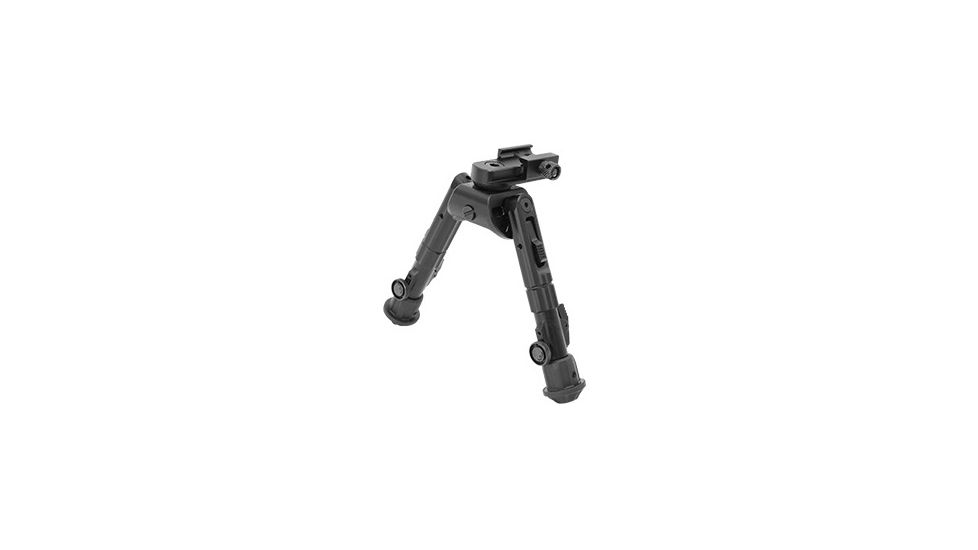 Leapers UTG Heavy Duty Recon 360 Bipod, Cent Ht 5.59in.-7.0in., Black, TL-BP02, EDEMO6