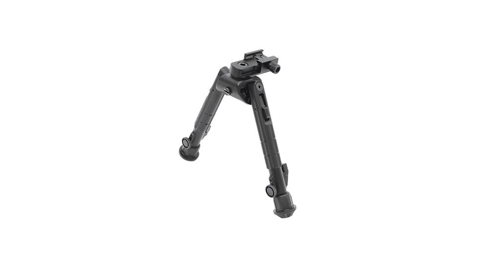 Leapers UTG Heavy Duty Recon 360 Bipod, Cent Ht 6.69in.-9.12in., Black,TL-BP01, EDEMO7