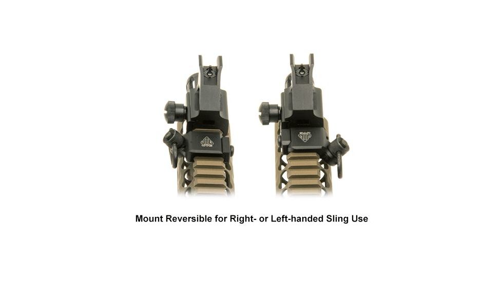 Leapers UTG Low-Pro Picatinny-mount Angled QD Sling Swivel Adaptor, _x000D_ TL-SWPM01