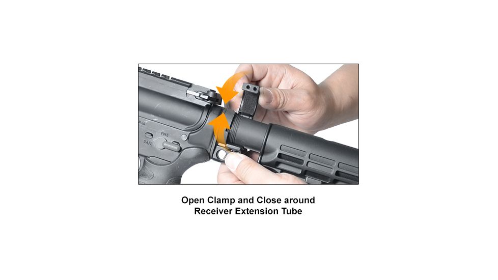 Leapers UTG Model 4/15 Receiver Extension Tube Ambi Sling Adaptor Mount w/ QD Sling Swivel,TL-SWR02