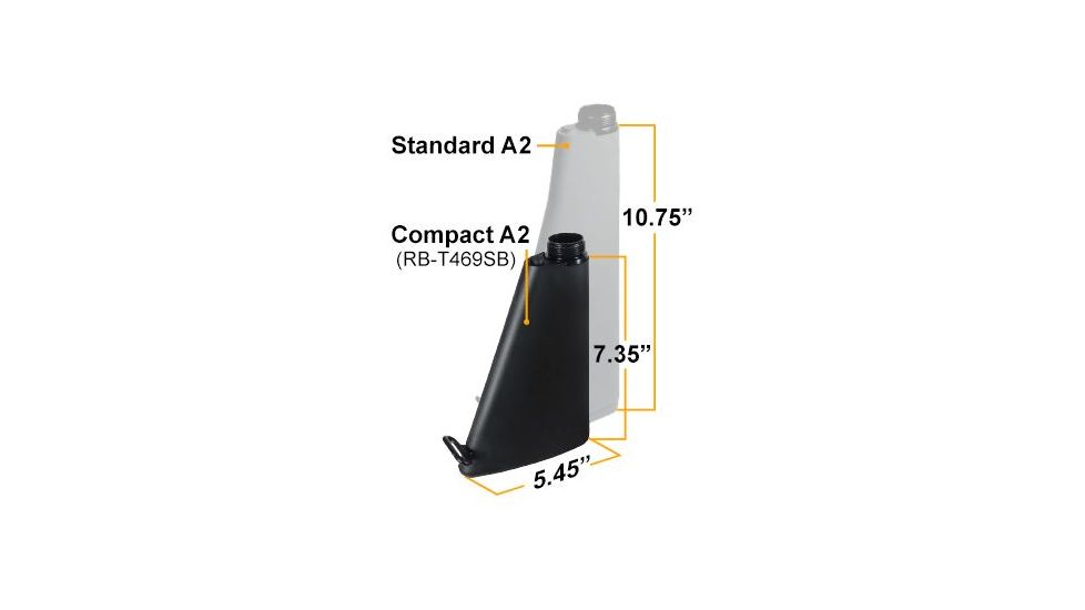 Leapers UTG Model 4 Compact Tactical Fixed Stock Assembly, Black, _x000D_ RB-T469SB
