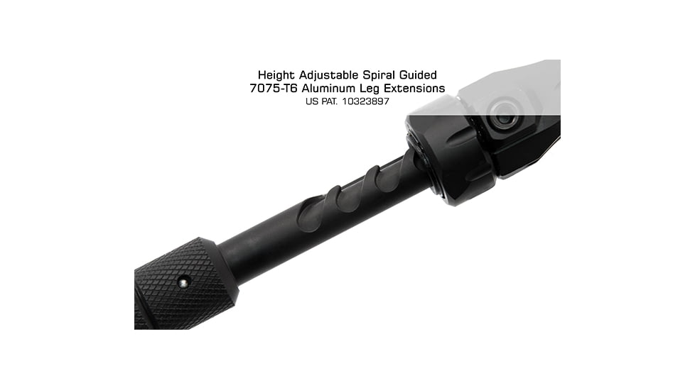 Leapers UTG PRO TBNR Bipod, 7in-9in Center Height, M-LOK, Black, TLUBP02M-A