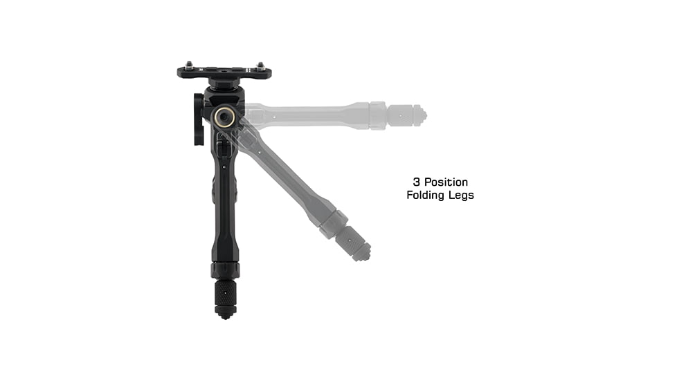 Leapers UTG PRO TBNR Bipod, 7in-9in Center Height, M-LOK, Black, TLUBP02M-A