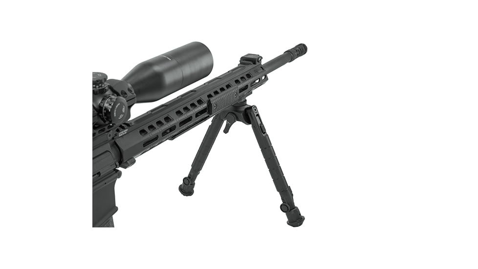 Leapers UTG Recon 360 TL Bipod, 8in-12in Center Height, M-LOK, Black, TL-BPM03