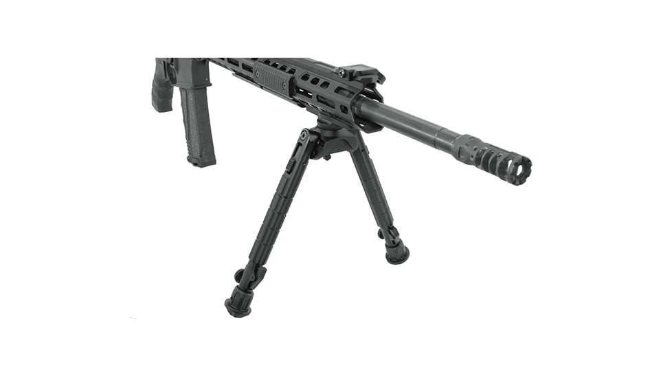 Leapers UTG Recon 360 TL Bipod, 8in-12in Center Height, M-LOK, Black, TL-BPM03