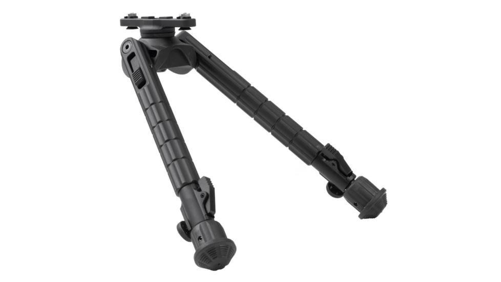 Leapers UTG Recon 360 TL Bipod, 8in-12in Center Height, M-LOK, Black, TL-BPM03-B