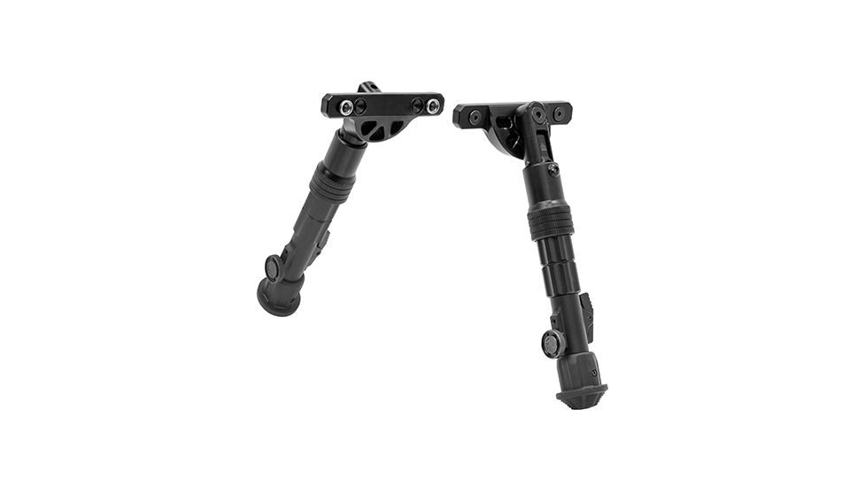 Leapers UTG Recon Flex KeyMod Bipod, Matte Black, Cent. Ht. 5.7-8, Matte Black TL-BPDK01