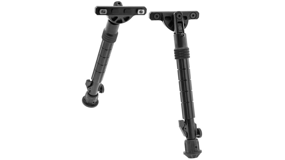 Leapers UTG RECON FLEX M-LOK Bipod, Matte Black, 8.0in-11.8in Center Height, Black, TL-BPDM02