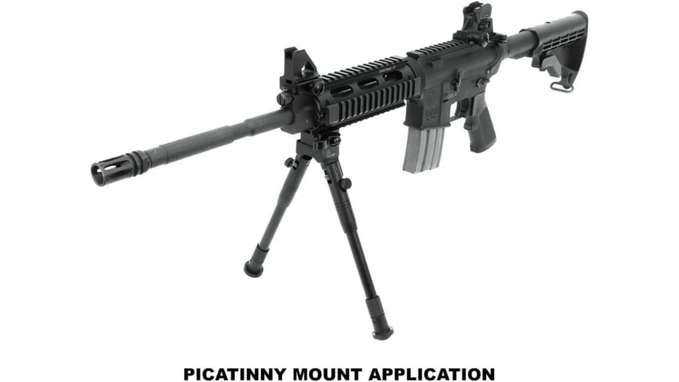 Leapers UTG Shooters QD Bipod, 8.7in-10.6in Center Height, Black, TL-BP69SQ