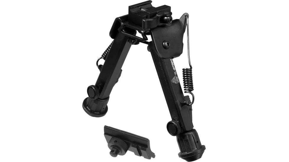 Leapers UTG Super Duty Bipod, Quick Detach, 6.0in- 8.5in Center Height, Black, TL-BP98Q