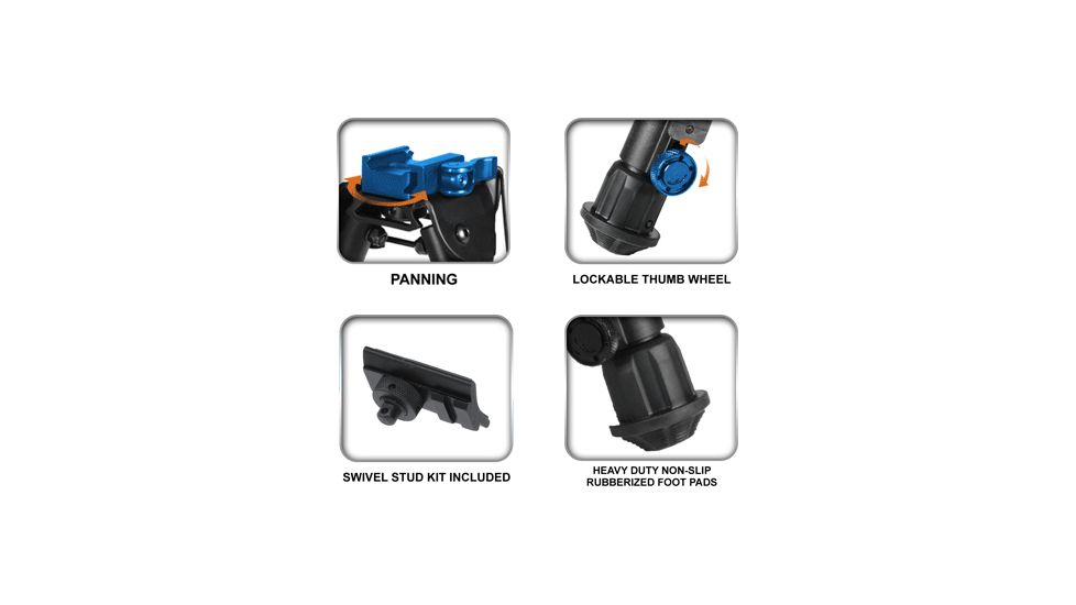 Leapers UTG Super Duty Tactical Op QD Bi-pod TL-BP78Q