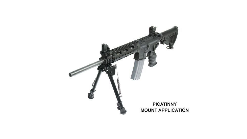 USED Leapers UTG Tactical OP Bipod, Quick Detach, 8.0-12.4in Center Height, Black, TL-BP88Q, EDEMO1, Used, Condition Like New, Inspect and Rebox