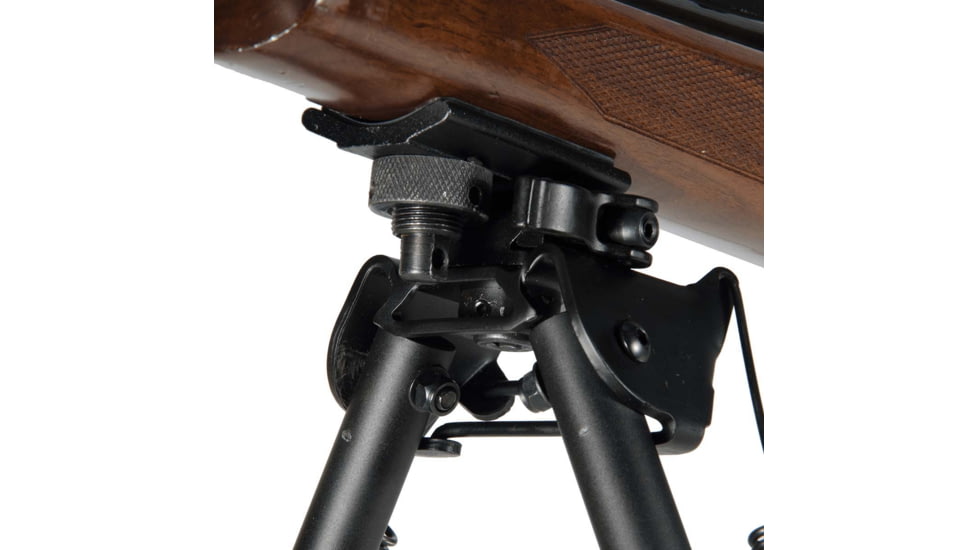 Leapers UTG Tactical OP Bipod, Quick Detach, 8.0-12.4in Center Height, Black, TL-BP88Q
