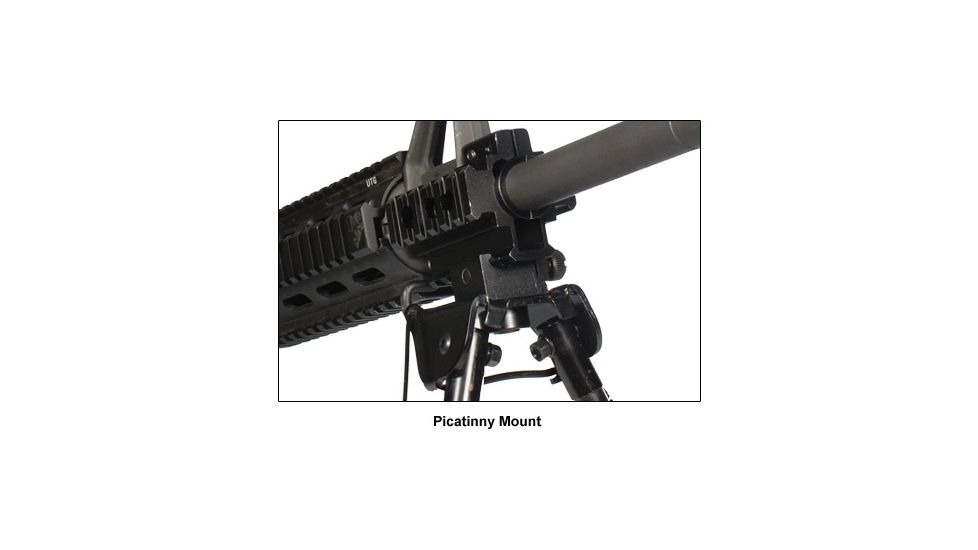 Leapers UTG Tactical OP Bipod w/ SWAT Combat Profile, Adjustable Height TL-BP78