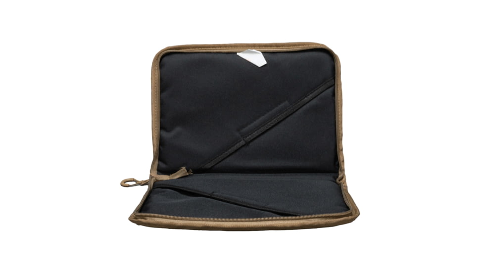 Legend Outdoor Gear Pegasus Tactical Pistol Case, Polyester Construction, 12.5&quot;x1.5&quot;x8&quot;, Dark Earth, PEG100-DE