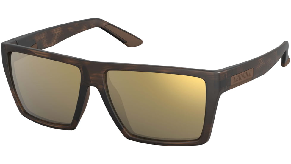 Leupold Refuge Performance Eyewear, Matte Tortoise Frame, Bronze Mirror Lens, Universal, 181277