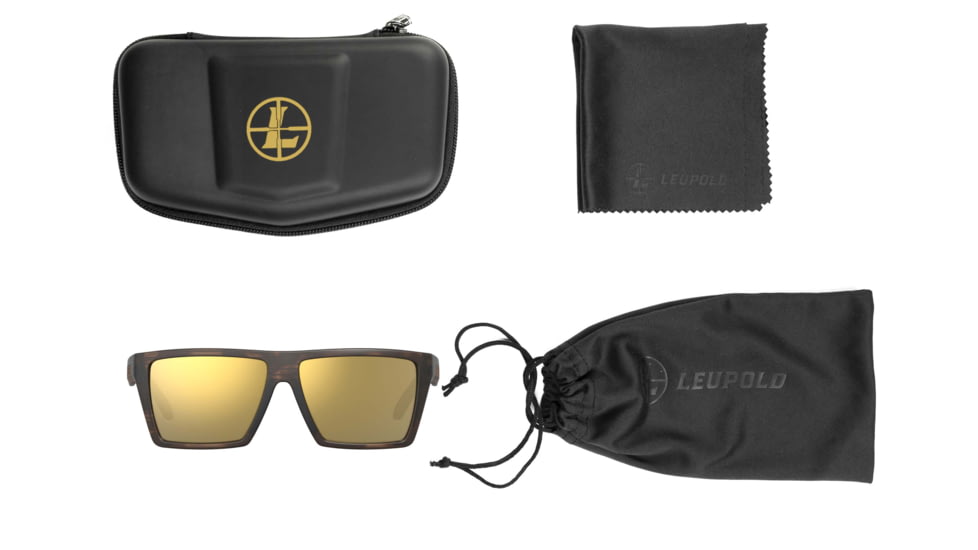 Leupold Refuge Performance Eyewear, Matte Tortoise Frame, Bronze Mirror Lens, Universal, 181277