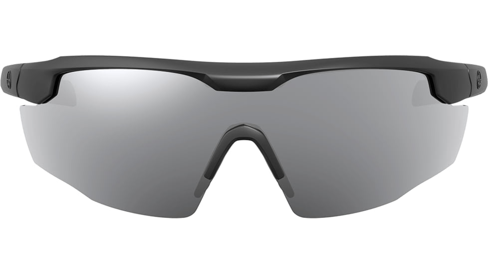 Leupold Sentinel Shooting Glasses, Matte Black Frame, Shadow Gray Flash Lens, 182669