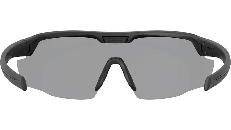 Leupold Sentinel Shooting Glasses, Matte Black Frame, Shadow Gray Flash Lens, 182669