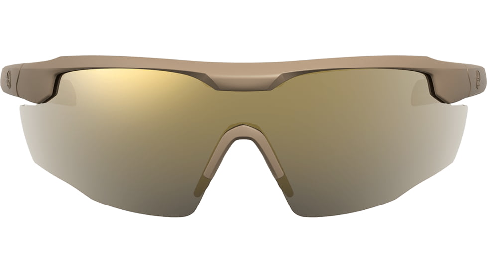 Leupold Sentinel Shooting Glasses, Matte Tan Frame, Bronze Mirror Lens, 182671