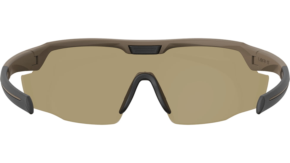 Leupold Sentinel Shooting Glasses, Matte Tan Frame, Bronze Mirror Lens, 182671