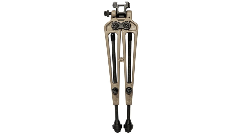 Limbsaver True-Track 10 Firearm Bipod, Picatinny Rail Attachment, Desert Tan, 12651