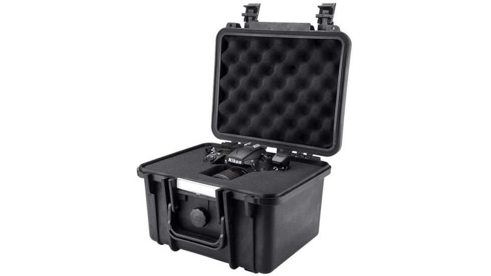 Loaded Gear HD-150 WP Protective Hard Case w/ Foam Padding, 2 Padlock Mounting Points, Black BH12560