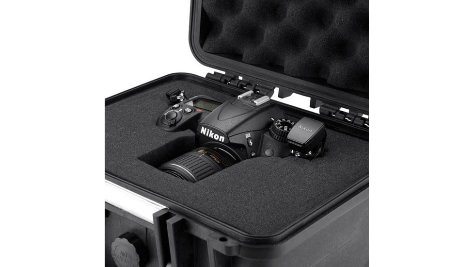 Loaded Gear HD-150 WP Protective Hard Case w/ Foam Padding, 2 Padlock Mounting Points, Black BH12560